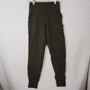 Lululemon Ready to Rulu Joggers Womens 4 Green High Waist Activewear